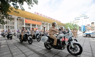 Thay đổi giờ phân luồng giao thông phục vụ tổng duyệt diễu binh, diễu hành